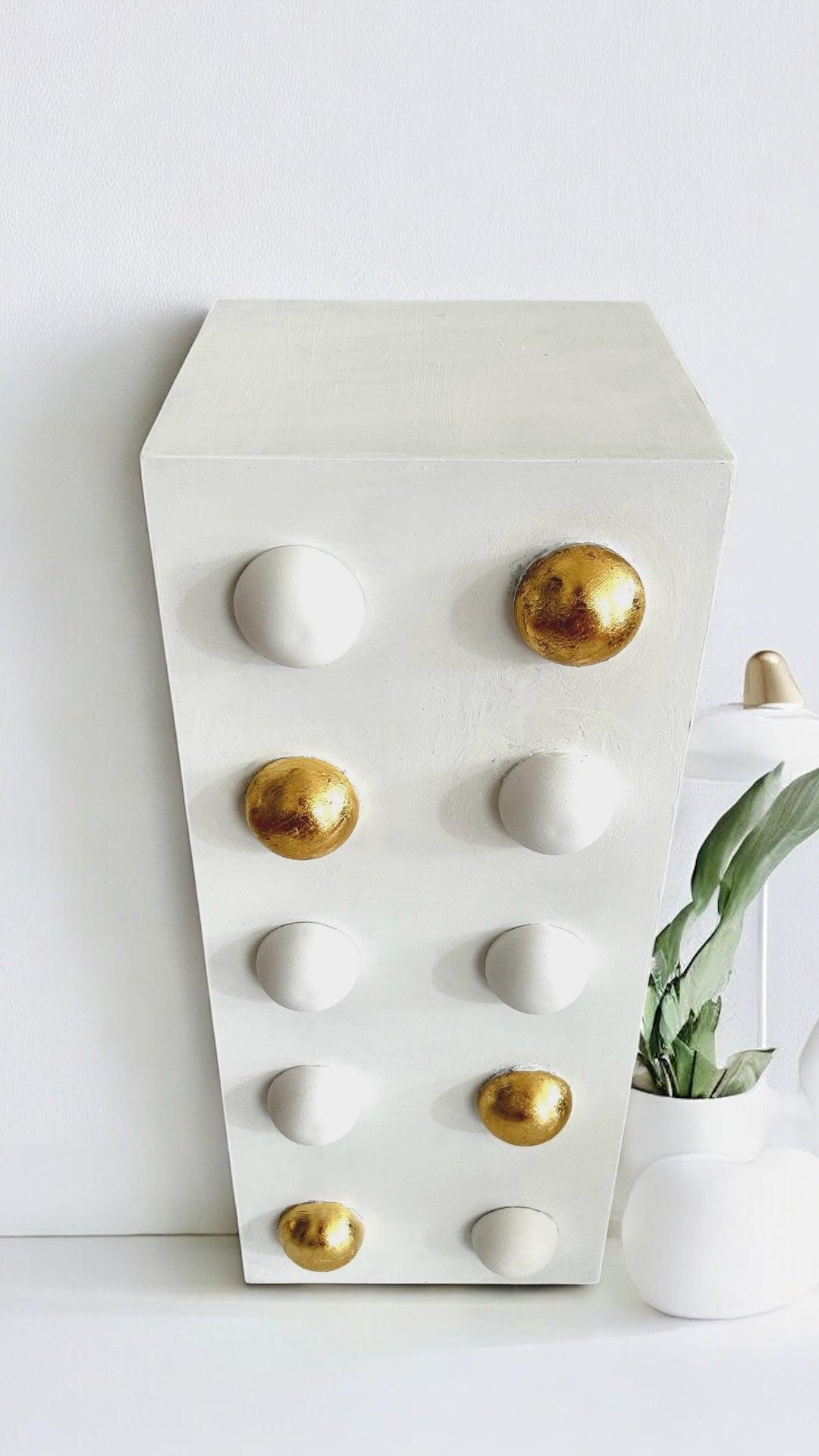 Gold Detay Ahşap Sehpa