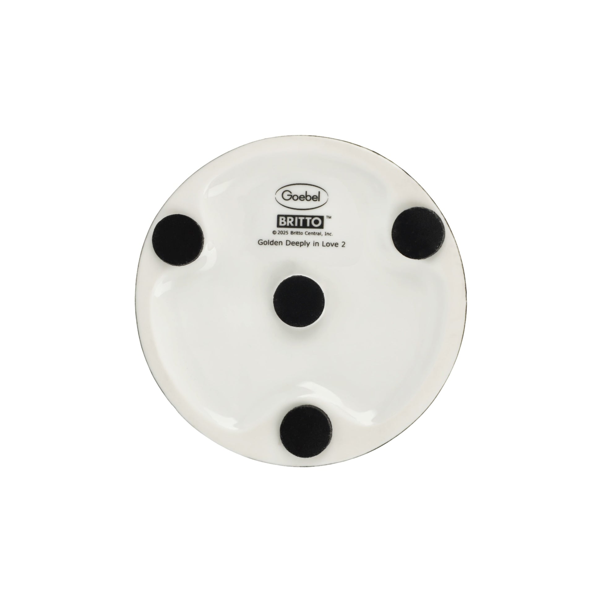 Golden Deeply In Love Ii Figur - Romero Britto Koleksiyonu