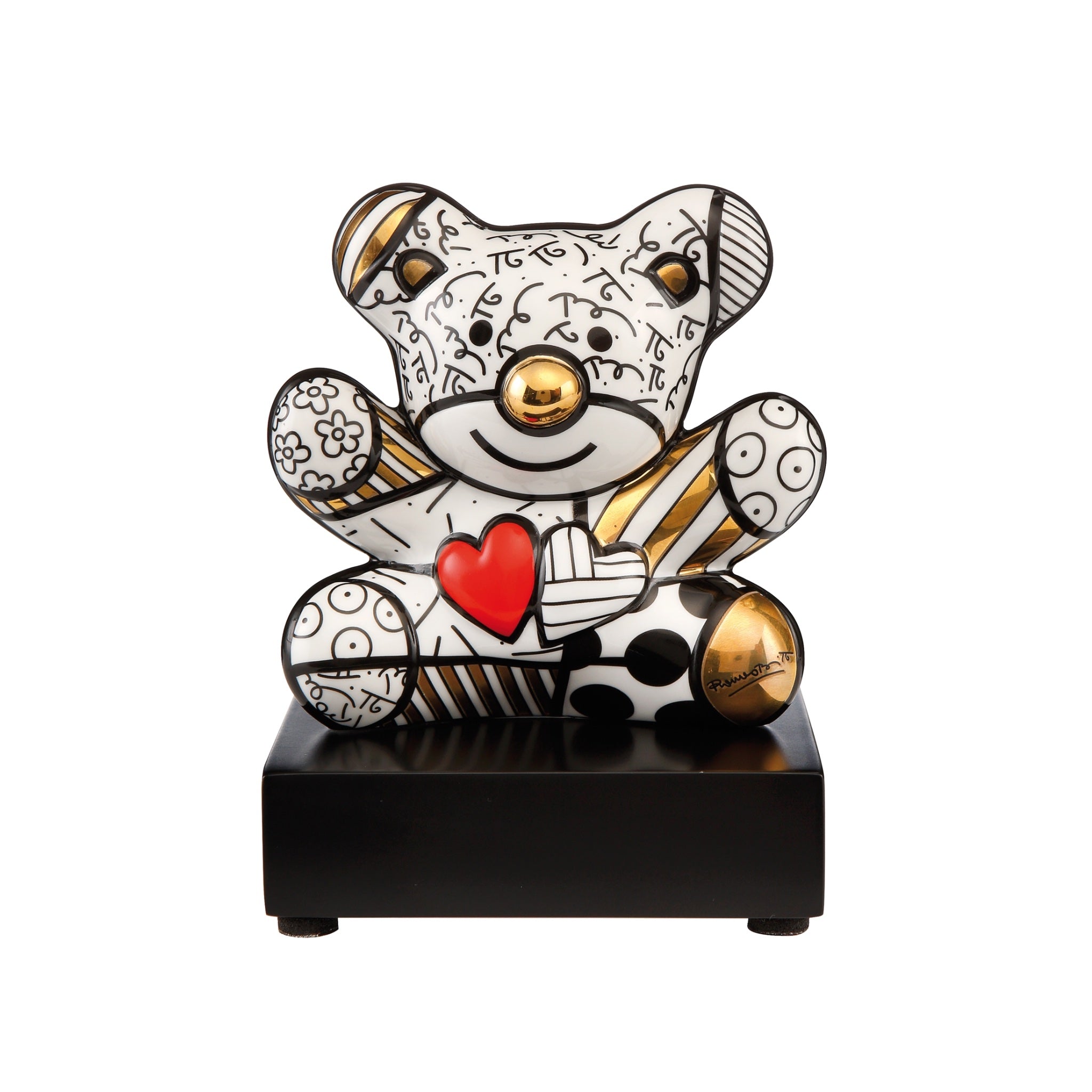 Golden Truly Yours Figur - Romero Britto Koleksiyonu