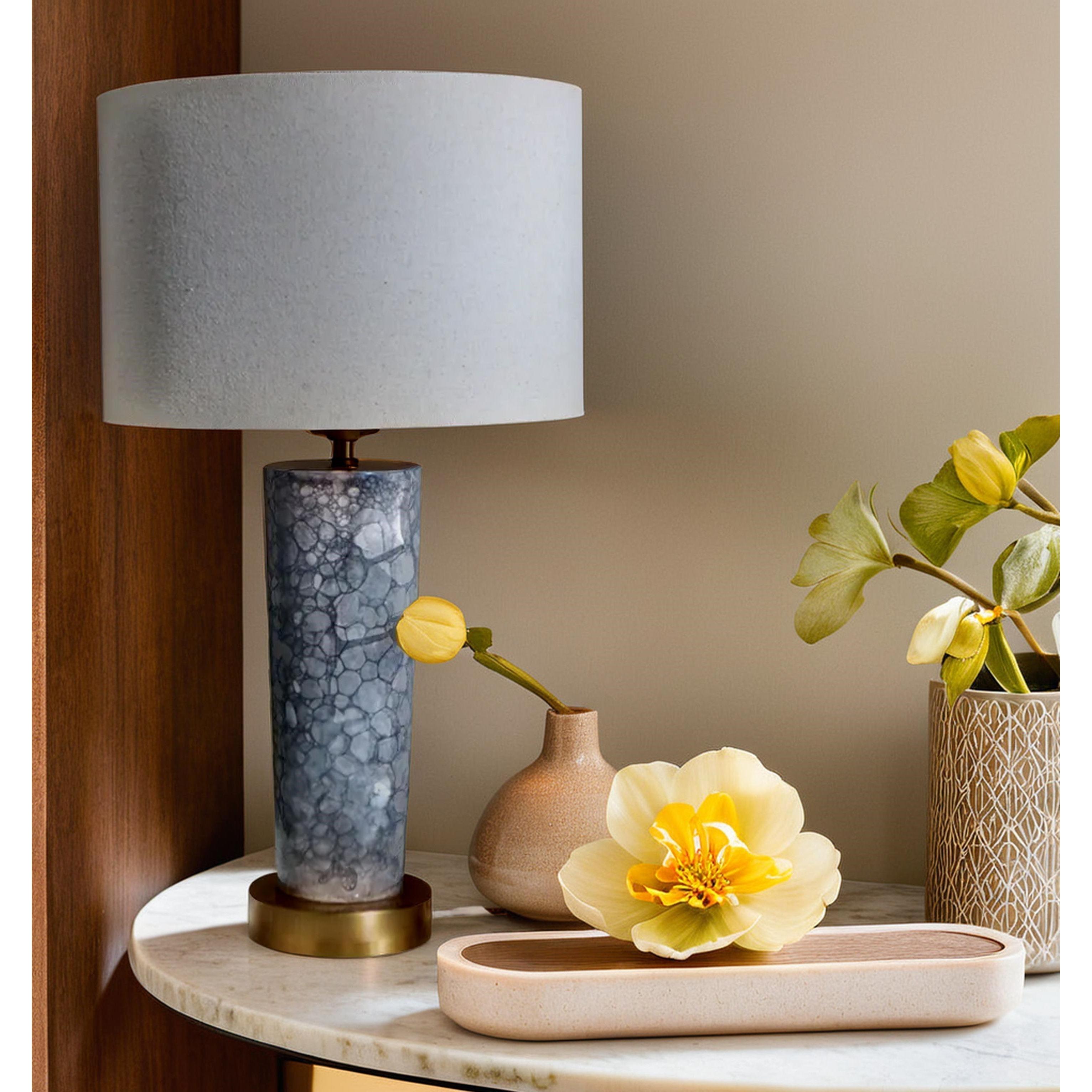 Grey Grace Seramik Abajur