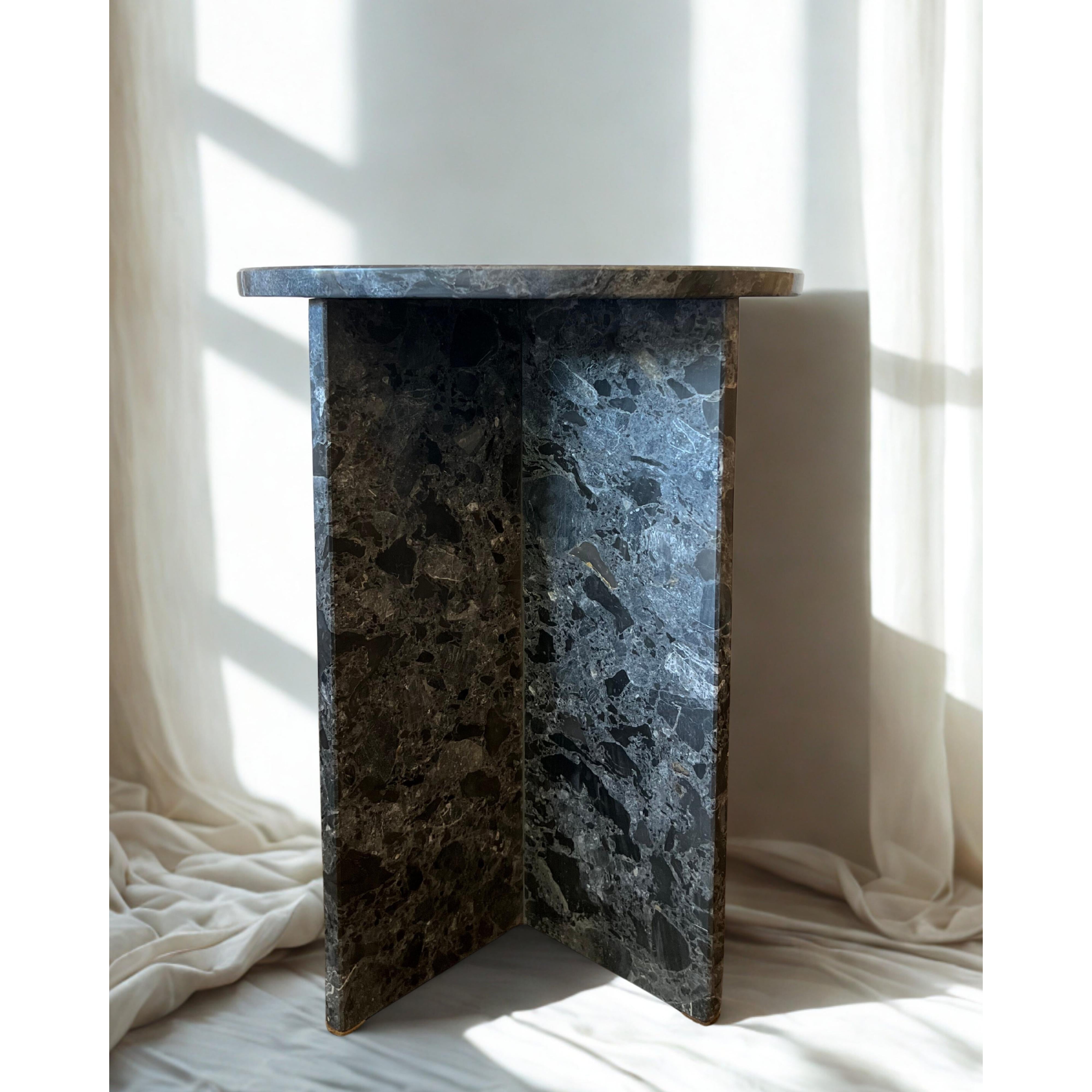 Gris Mermer Yan Sehpa