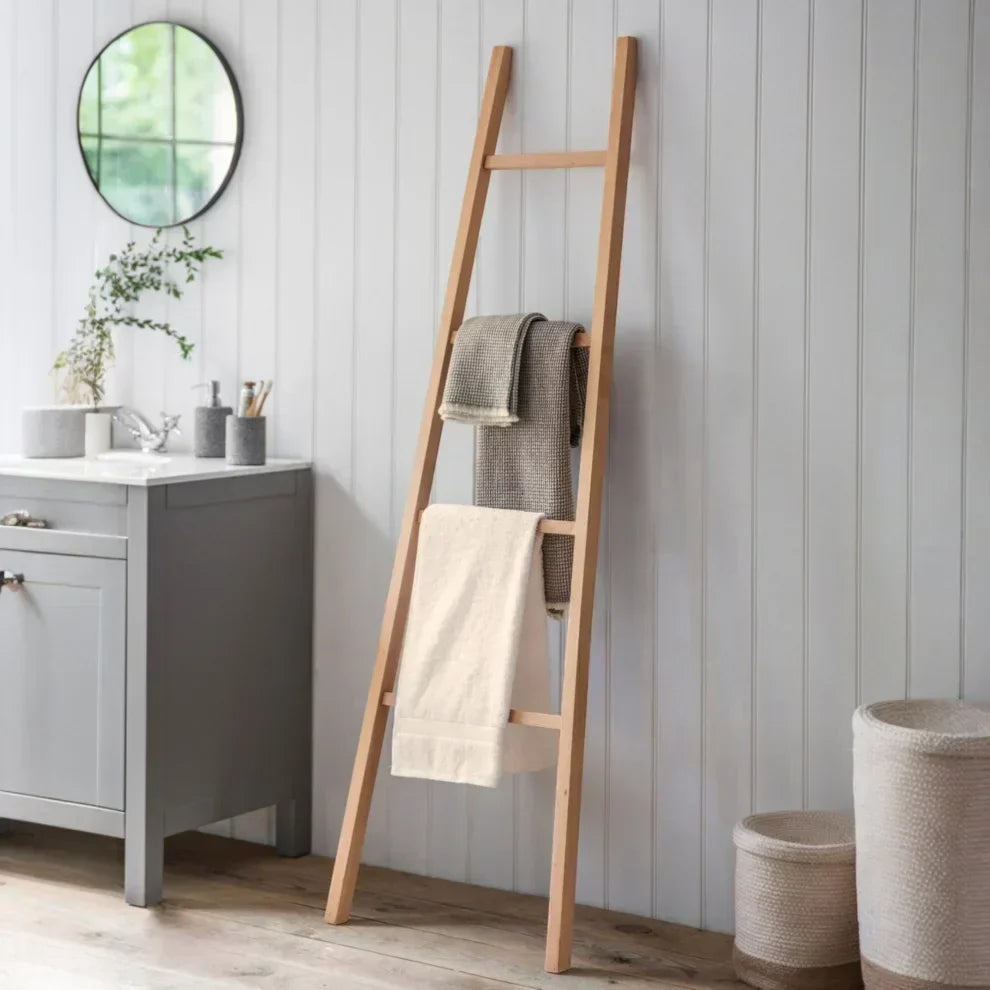 Grove El Yapımı Ahşap Merdiven Havluluk