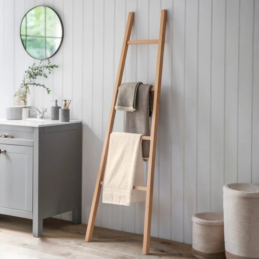 Grove El Yapımı Ahşap Merdiven Havluluk