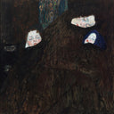 Gustav Klimt - Anne Ve İki Çocuk Aile Fine Art Baskı