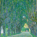 Gustav Klimt - Kammer Şatosu’Na Giden Ağaçlı Yol Fine Art Baskı
