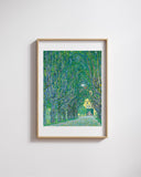 Gustav Klimt - Kammer Şatosu’Na Giden Ağaçlı Yol Fine Art Baskı