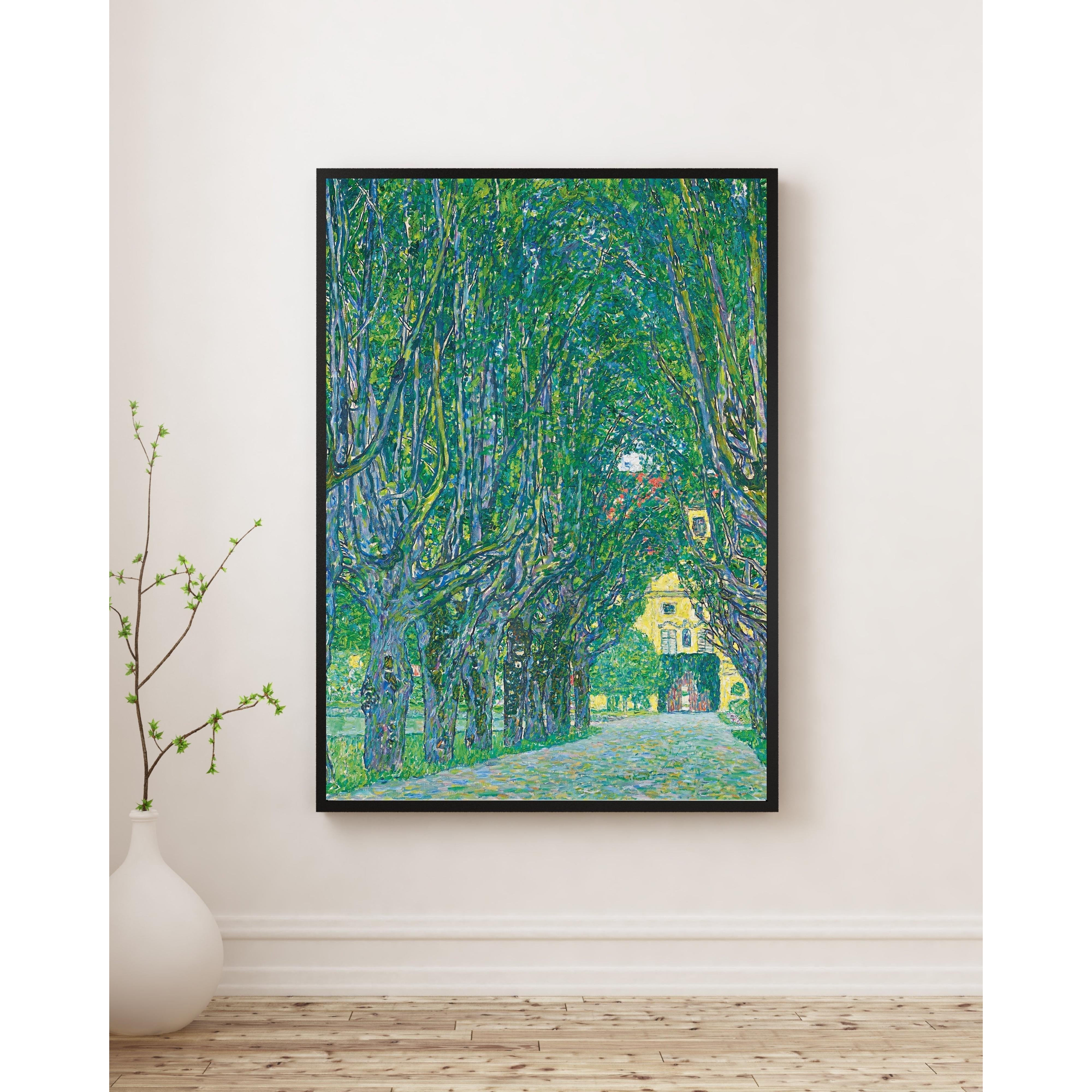 Gustav Klimt - Kammer Şatosu’Na Giden Ağaçlı Yol Fine Art Baskı