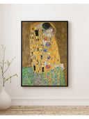 Gustav Klimt - Öpücük - Aşıklar Fine Art Baskı