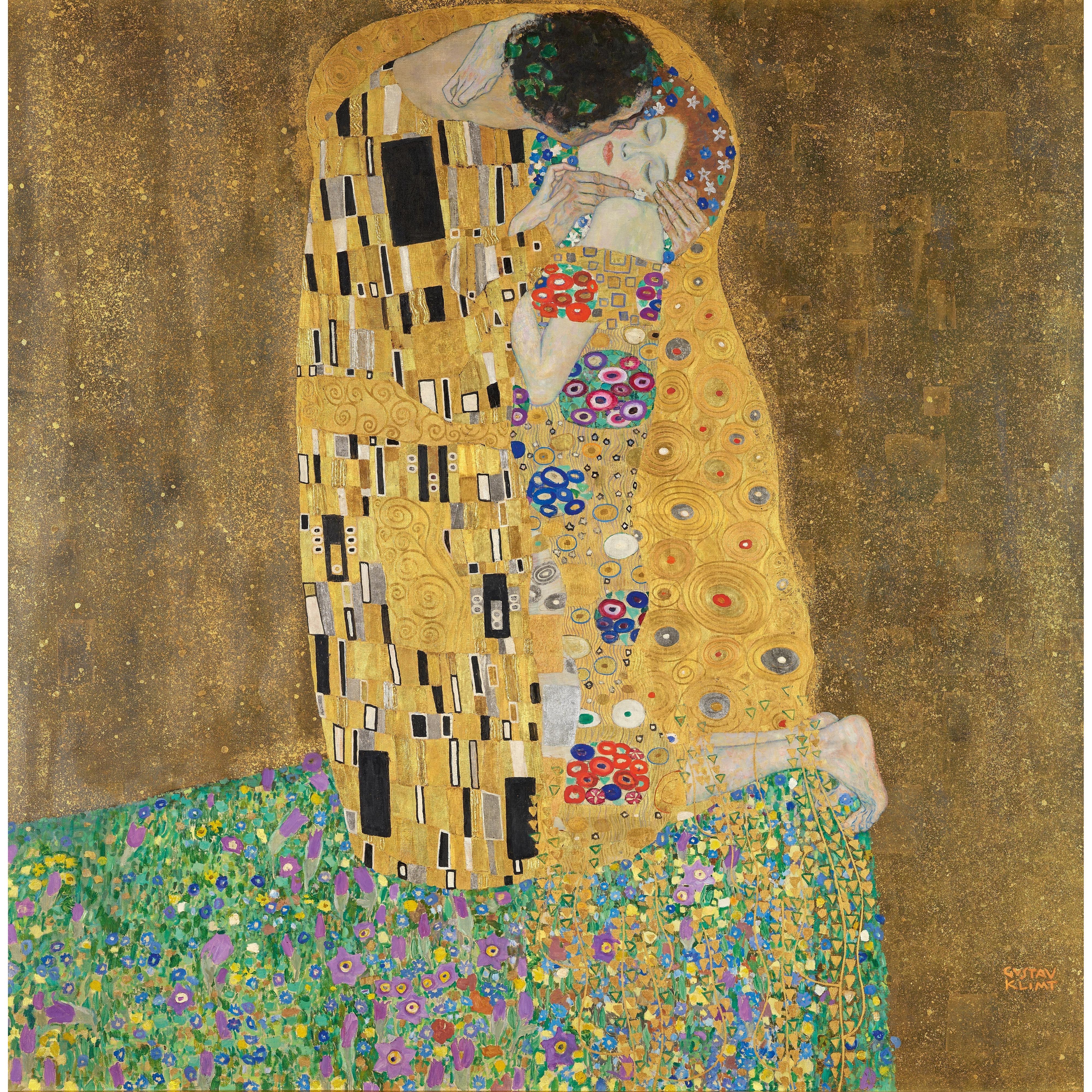Gustav Klimt - Öpücük Fine Art Baskı