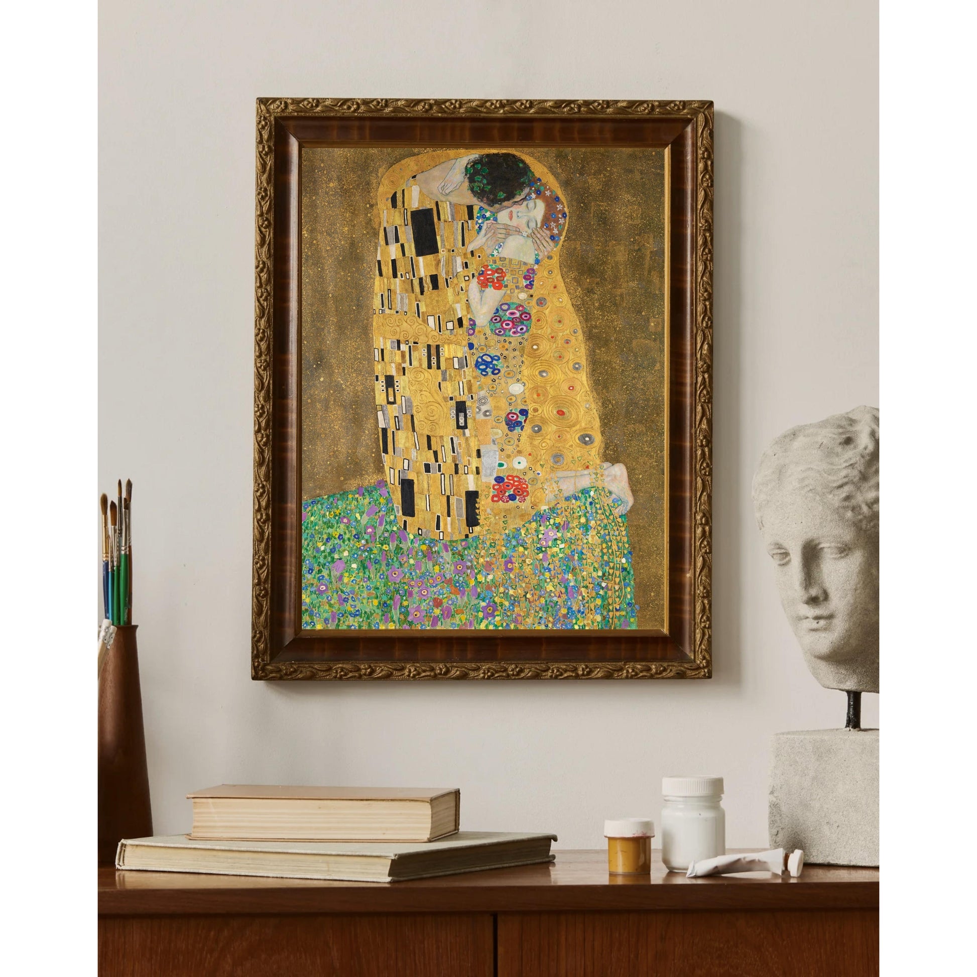 Gustav Klimt - Öpücük Fine Art Baskı
