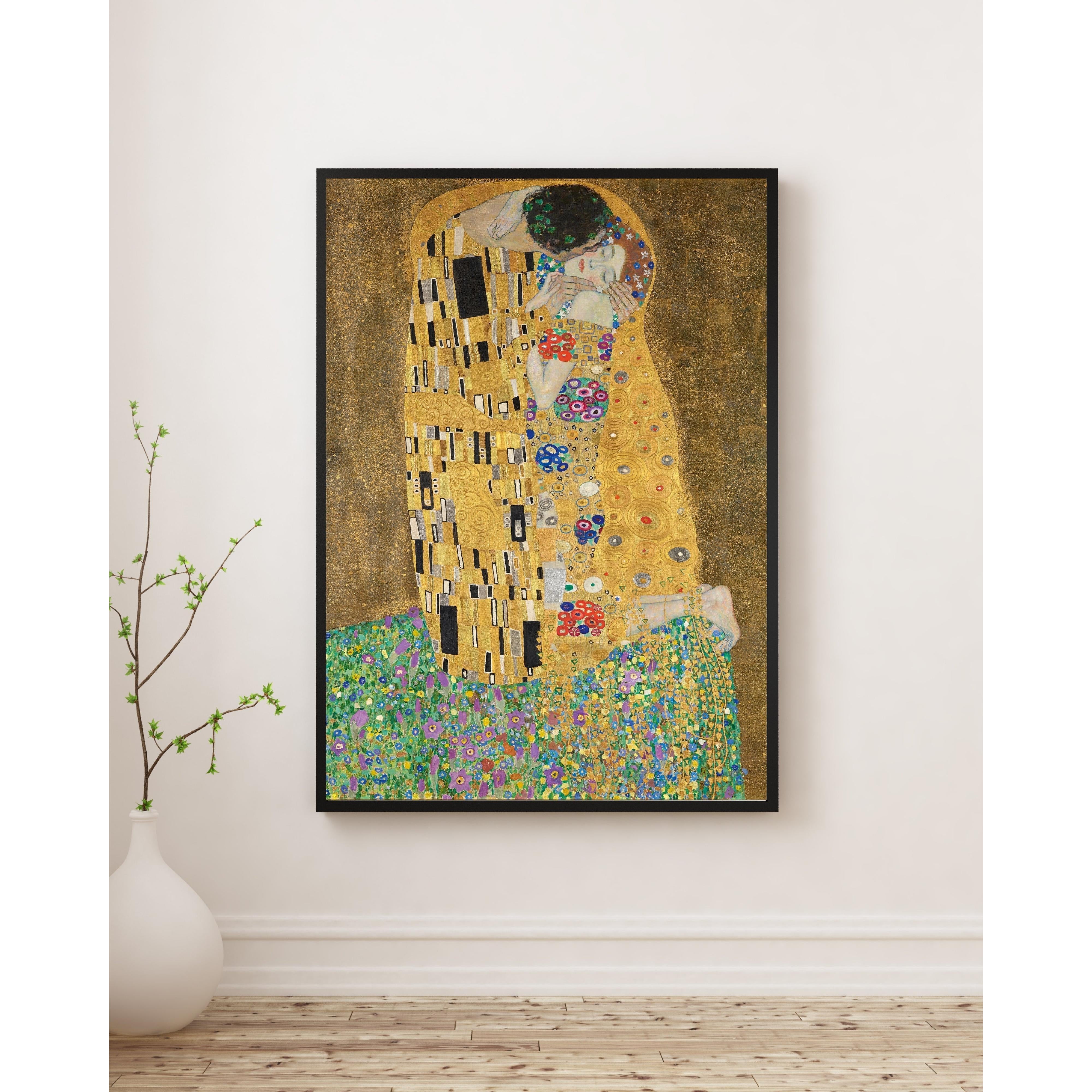 Gustav Klimt - Öpücük Fine Art Baskı