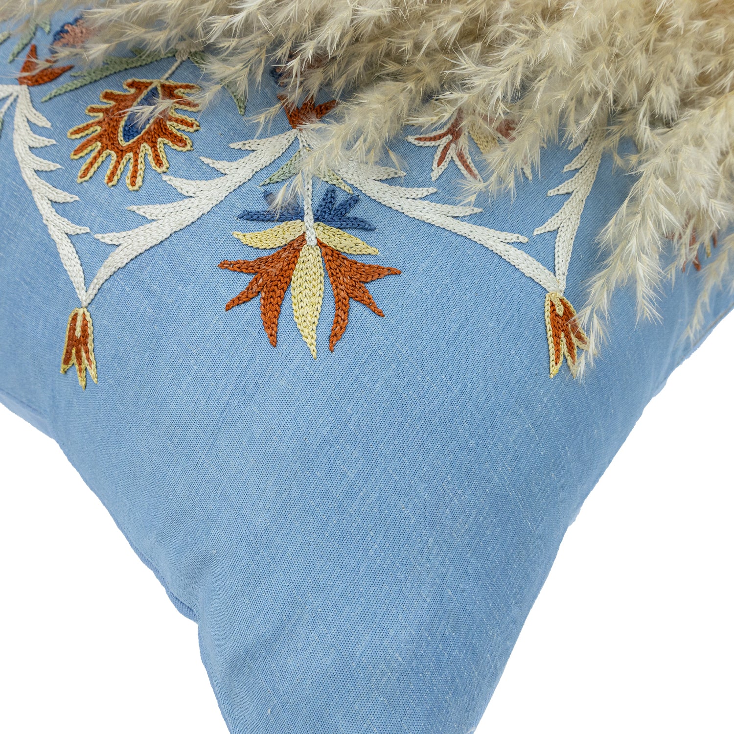 Güzler Mavi Suzani Kırlent 50X50 Cm