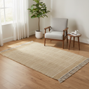 Halı Sand Jüt Naturel/Fildişi