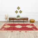 Halia Kırmızı Vintage Yün Halı 191X349 Cm