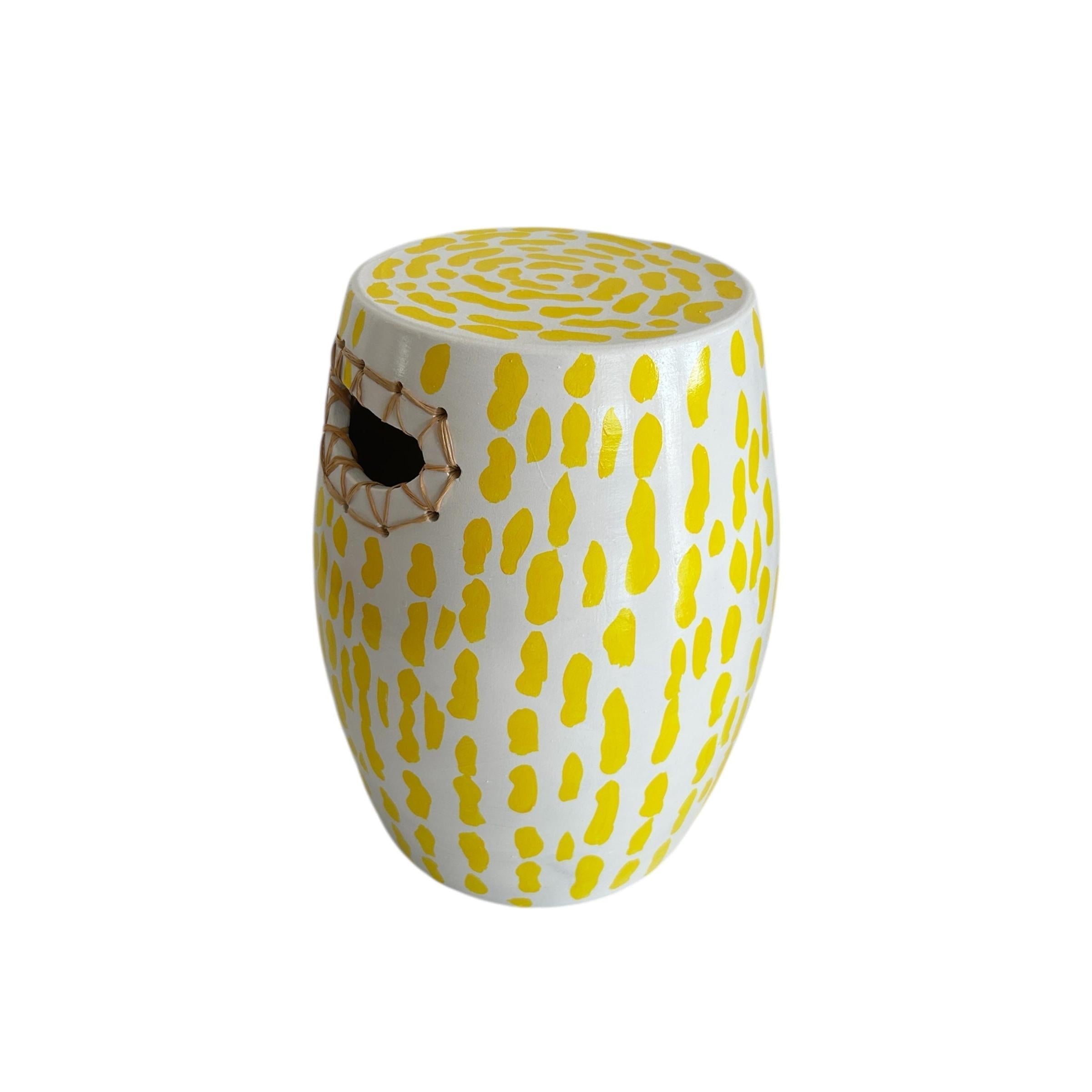 Hasır Detay Dori Seramik Sehpa