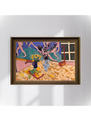 Henri Matisse - Dans Panolu Natürmort Fine Art Baskı