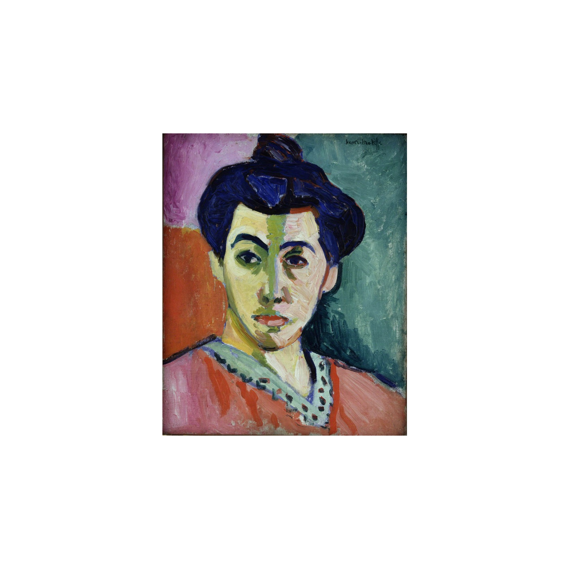 Henri Matisse - Madame Matisse’In Portresi Fine Art Baskı
