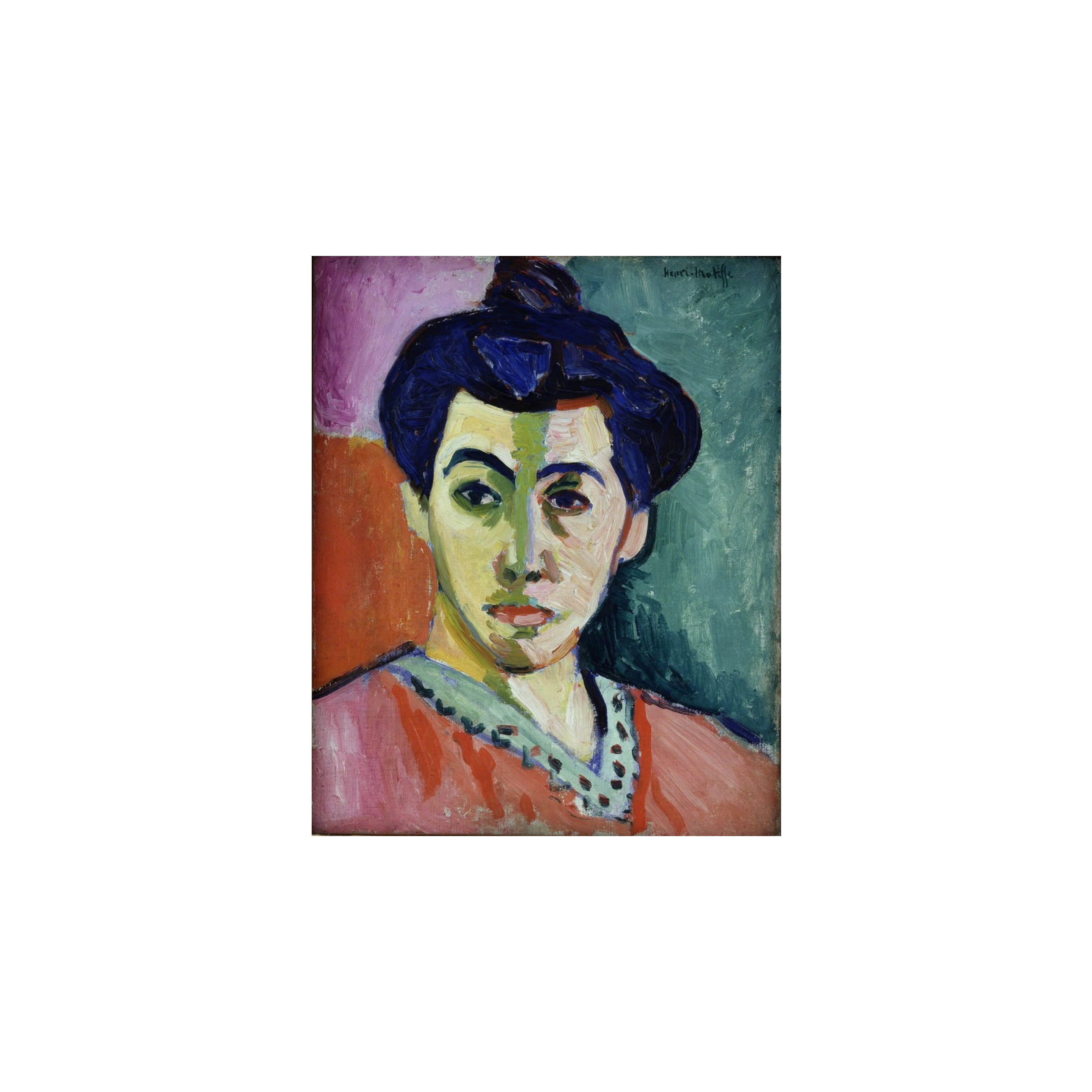 Henri Matisse - Madame Matisse’In Portresi Fine Art Baskı