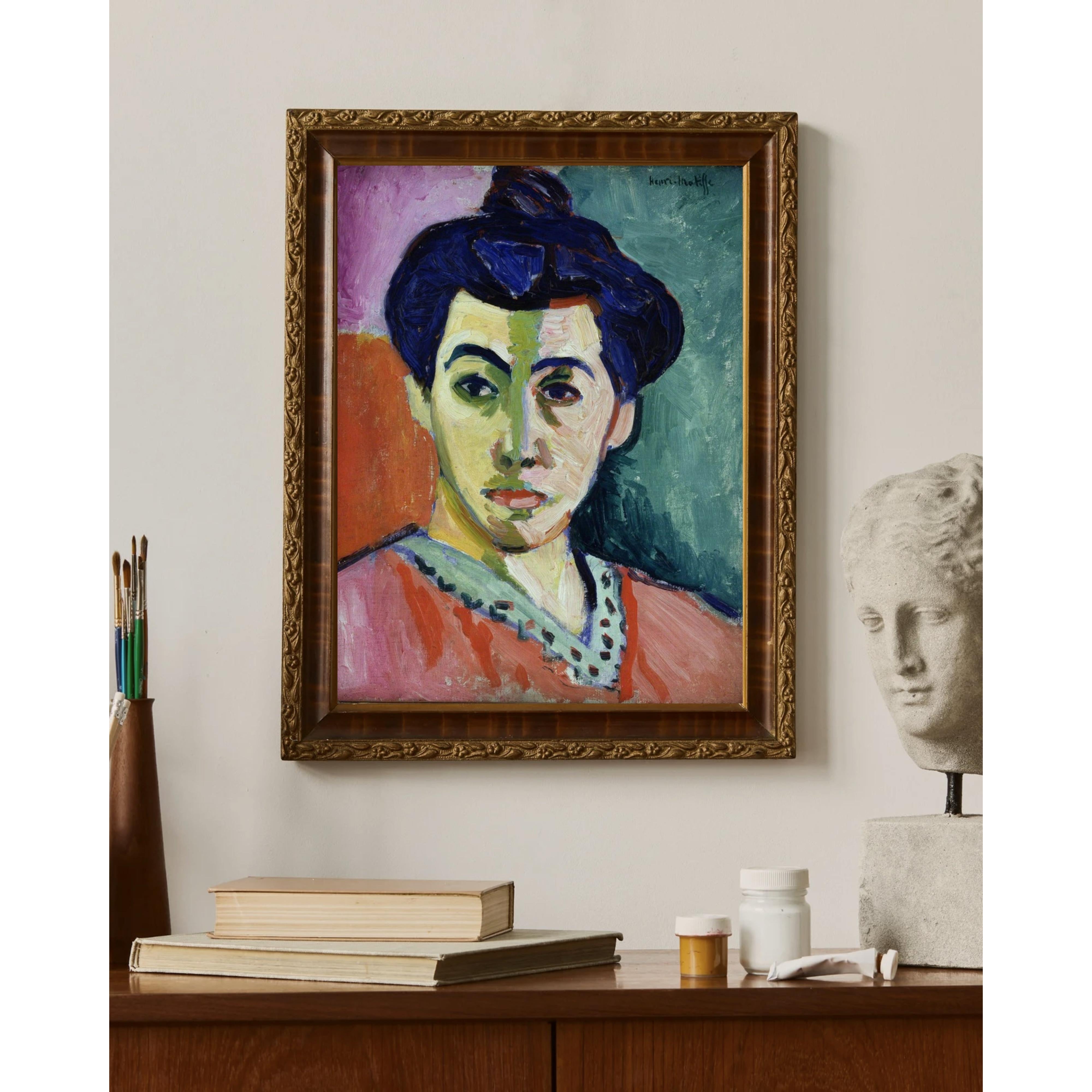 Henri Matisse - Madame Matisse’In Portresi Fine Art Baskı