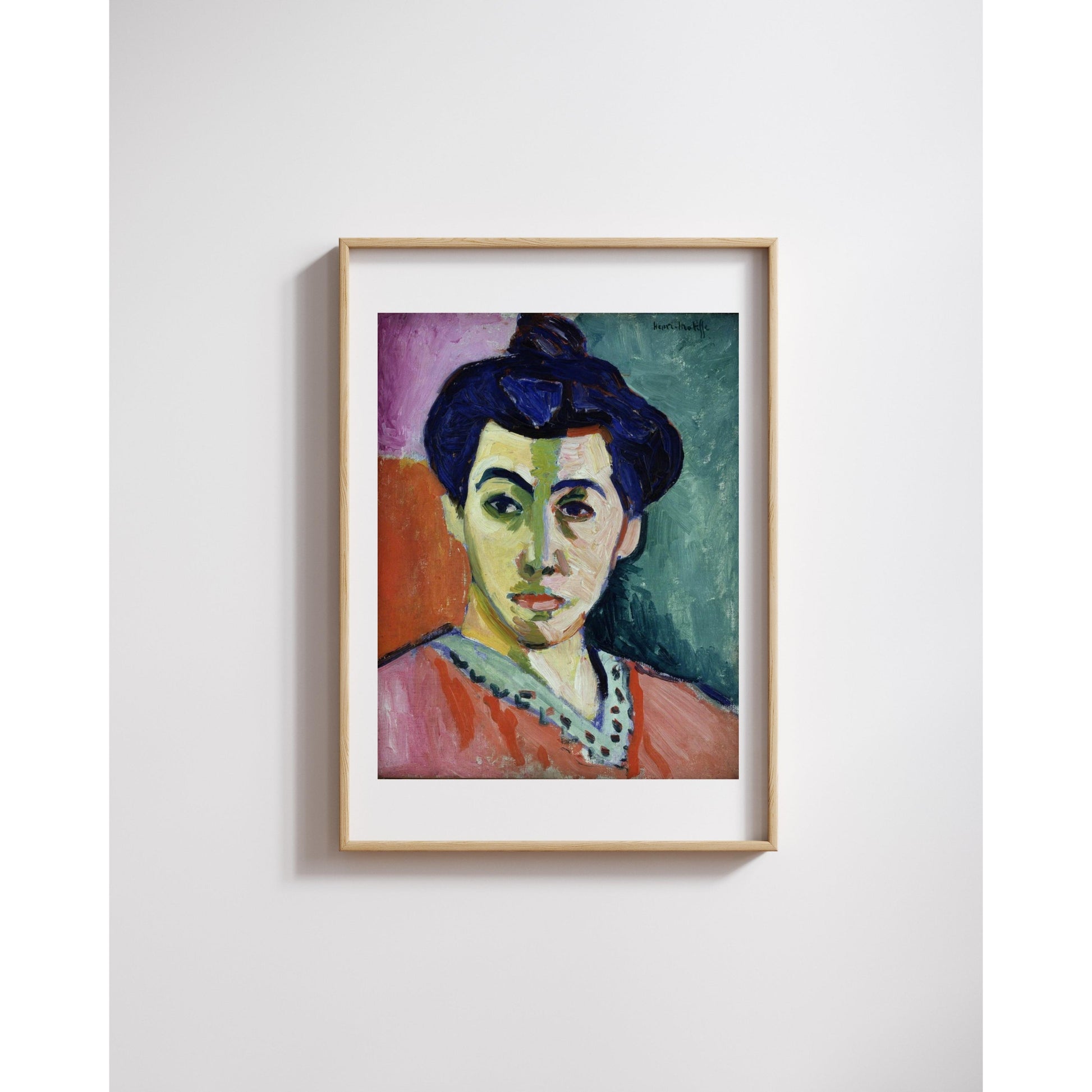 Henri Matisse - Madame Matisse’In Portresi Fine Art Baskı