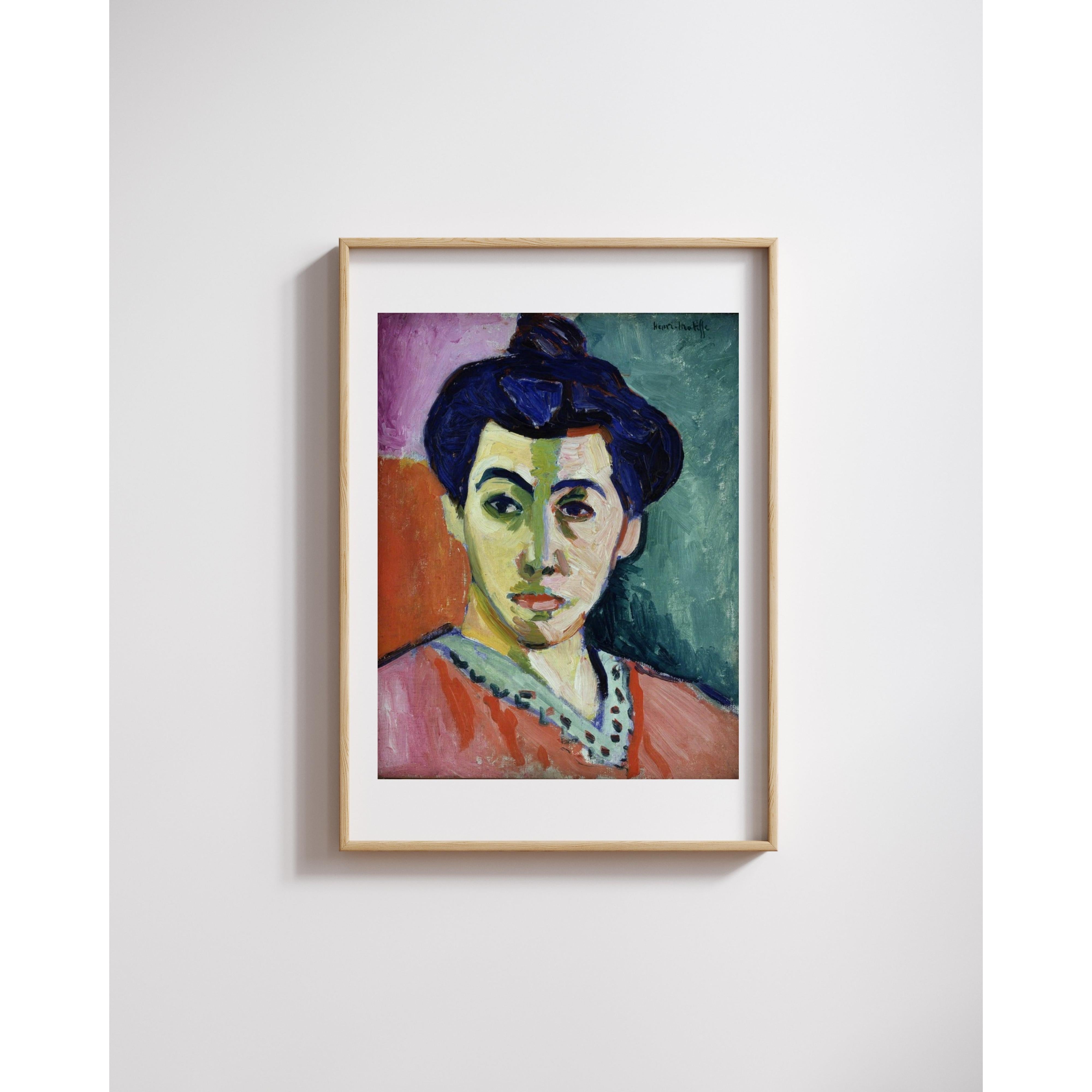 Henri Matisse - Madame Matisse’In Portresi Fine Art Baskı