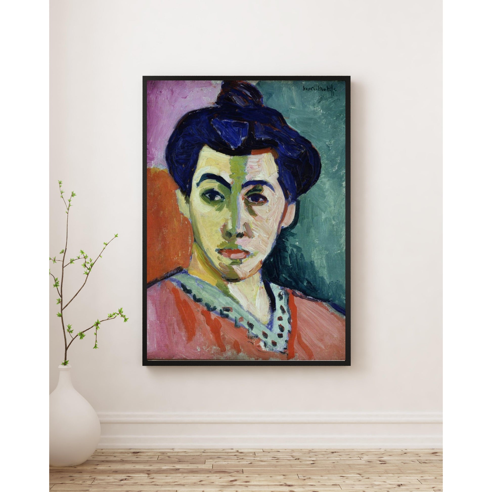 Henri Matisse - Madame Matisse’In Portresi Fine Art Baskı