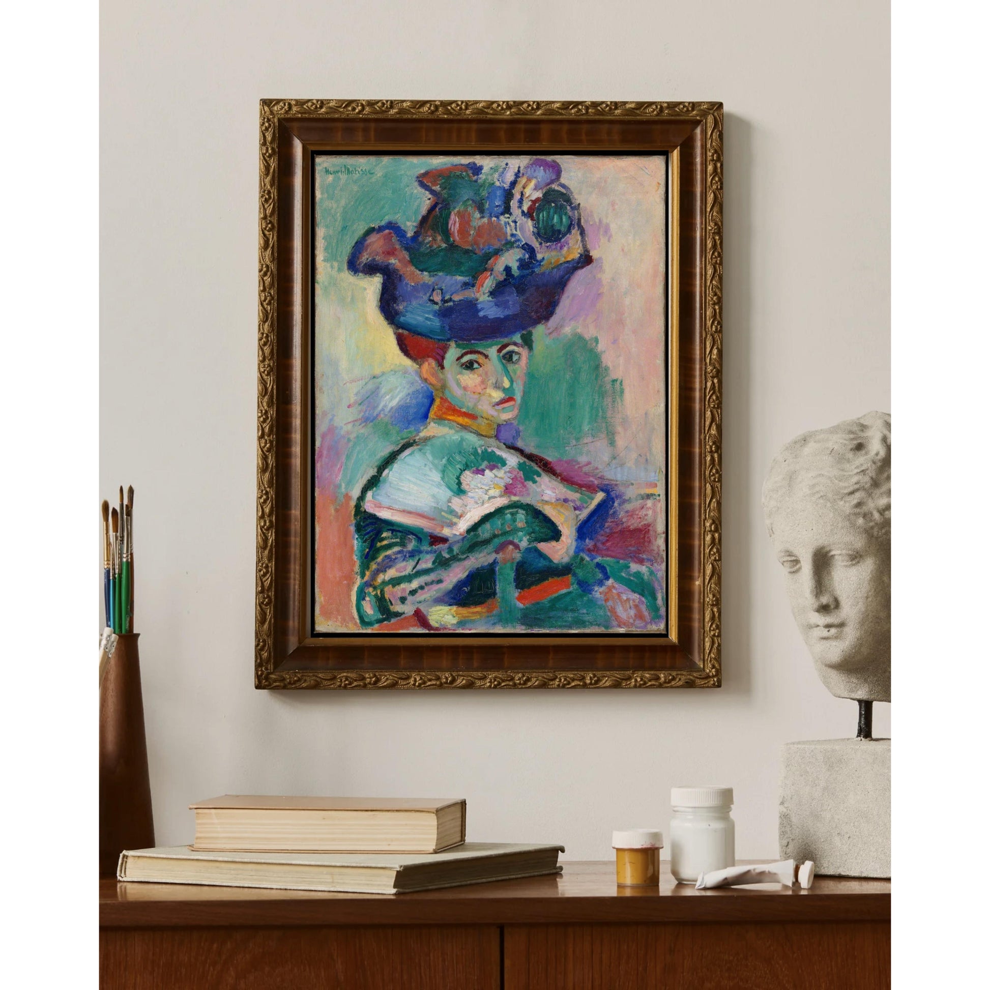 Henri Matisse - Şapkalı Kadın Fine Art Baskı