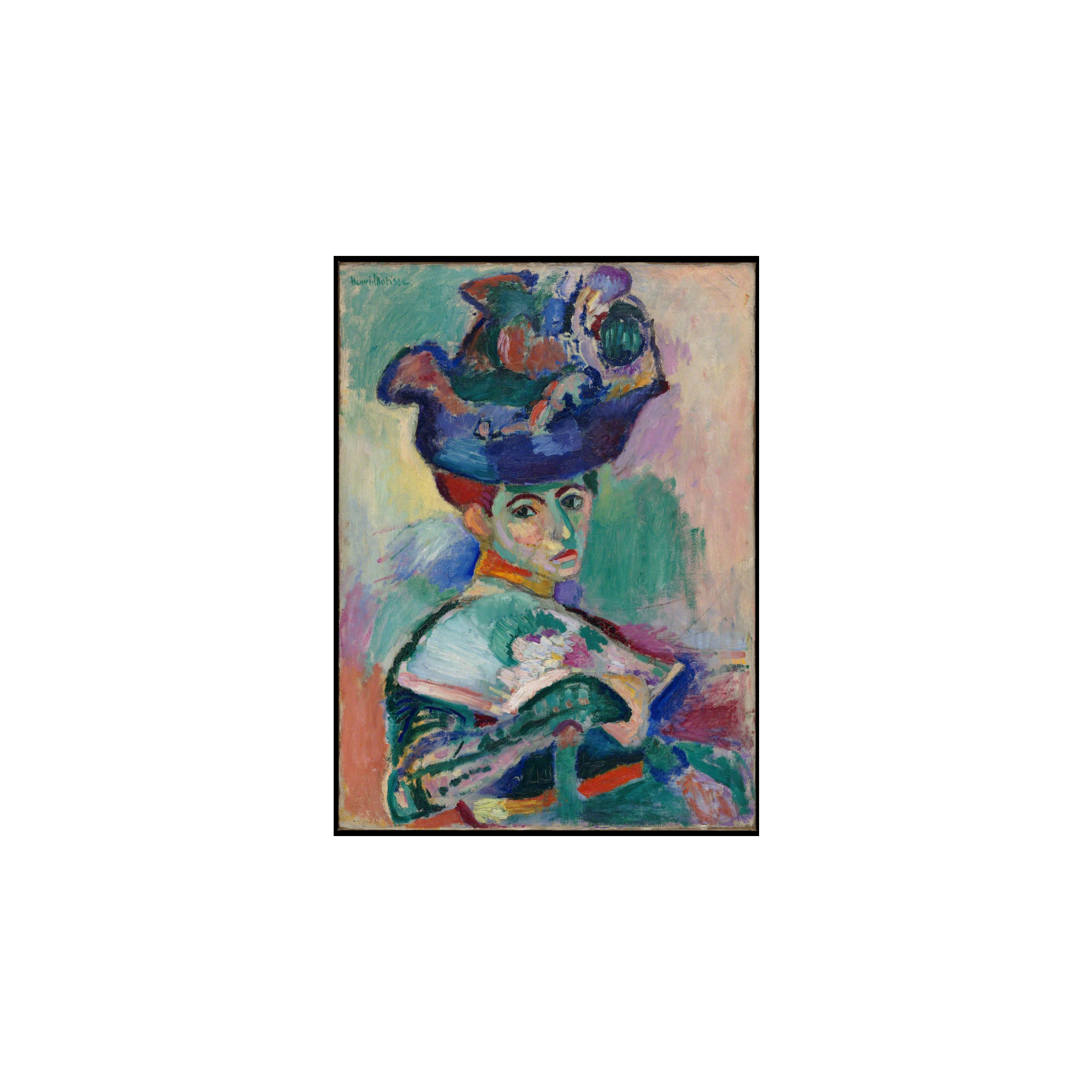 Henri Matisse - Şapkalı Kadın Fine Art Baskı