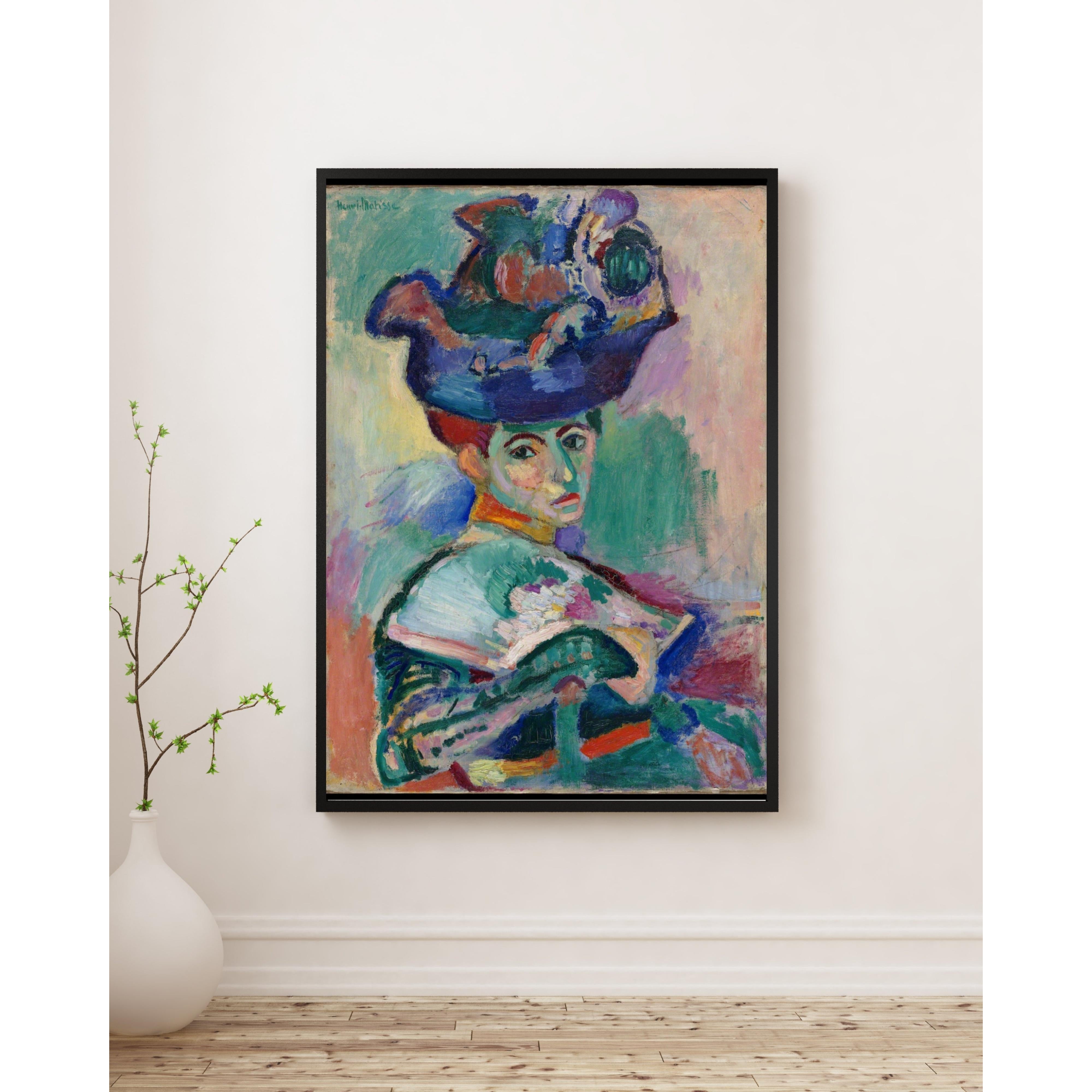 Henri Matisse - Şapkalı Kadın Fine Art Baskı