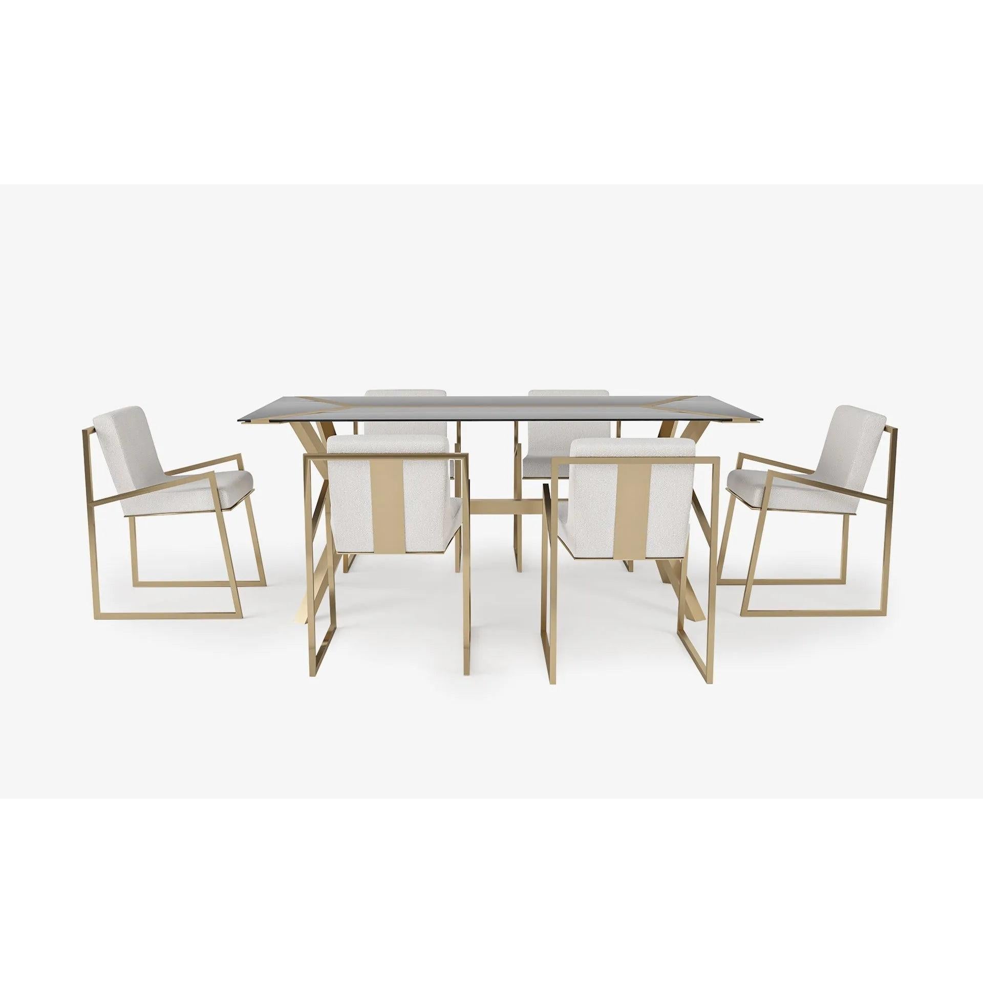 Hidden Masa + 6 Adet Famed Sandalye