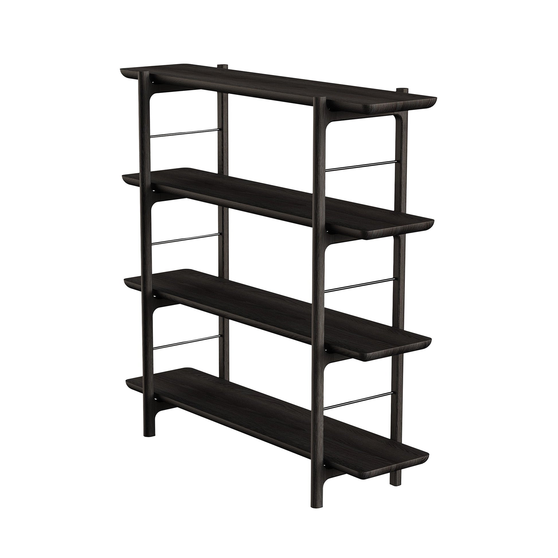 Homeland Kitaplık, Geniş, Meşe, 3 Raflı