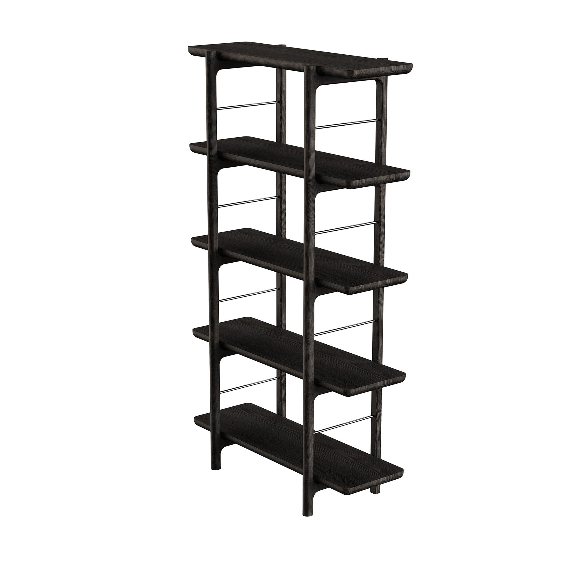 Homeland Kitaplık, Uzun, Meşe, 4 Raflı