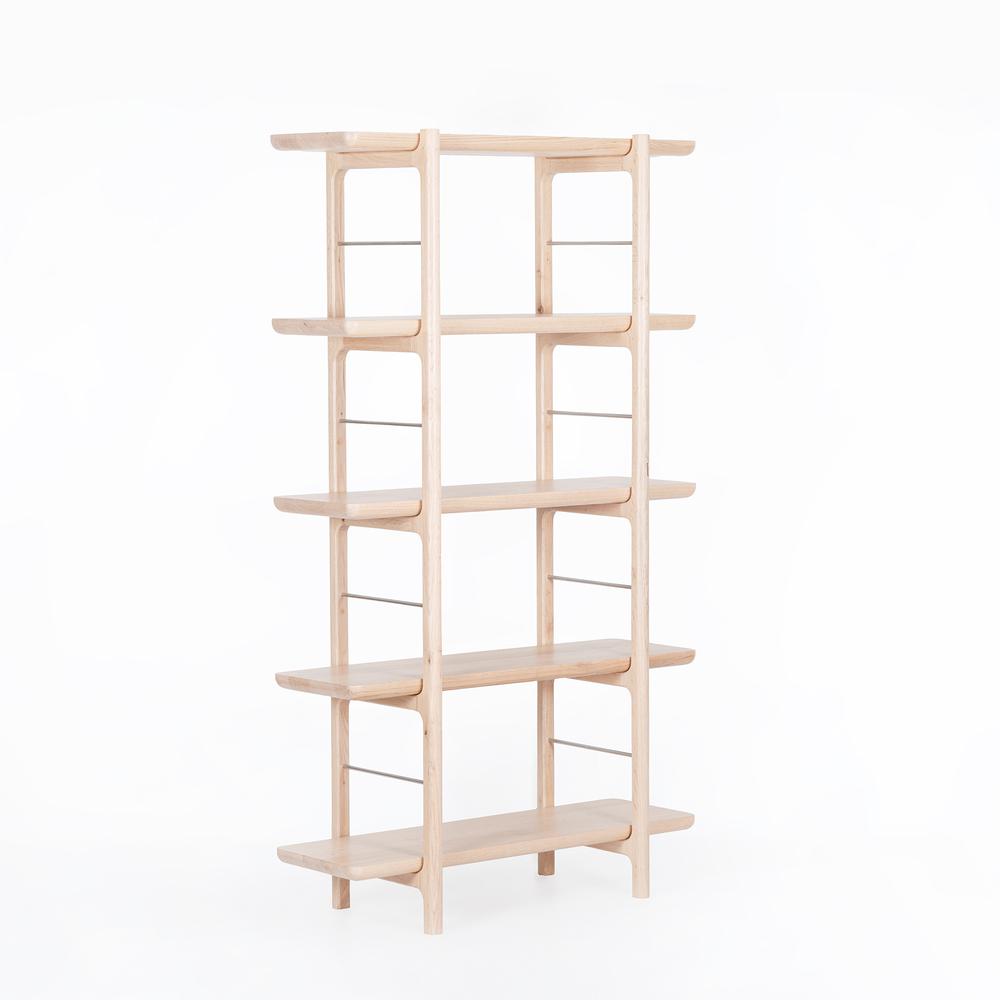 Homeland Kitaplık, Uzun, Meşe, 4 Raflı