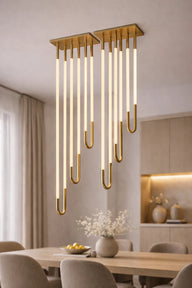 Hortum Tavan Aydınlatması-Avize-Rose Lighting-3 Kol-NowShopFun