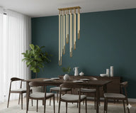 Hortum Tavan Aydınlatması-Avize-Rose Lighting-3 Kol-NowShopFun