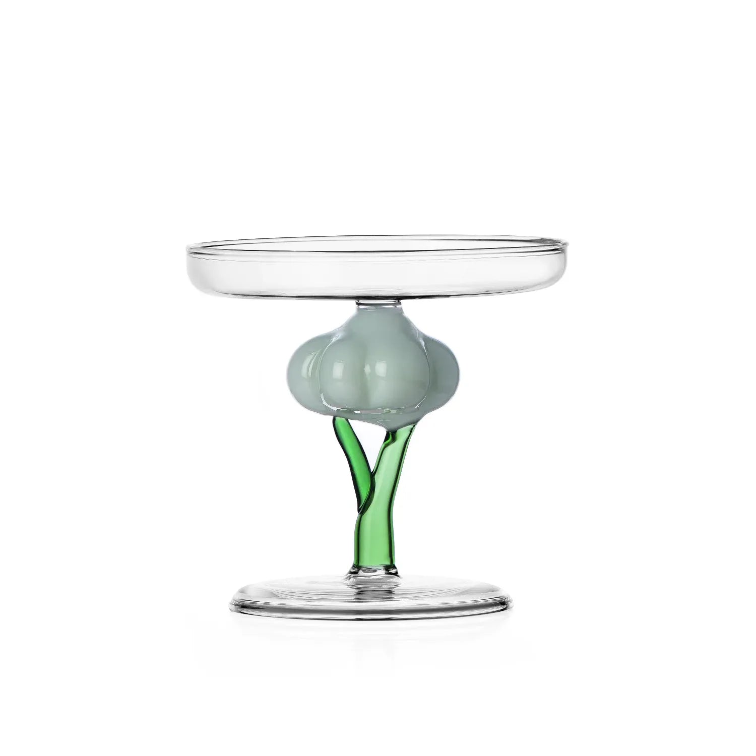 Vegetables Koleksiyonu Brokoli Gövdeli Ayaklı Servis Tabağı