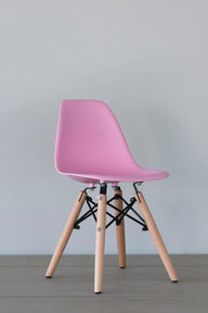 Iconic Kids Sandalye – Renkli Modern Çocuk Sandalyesi-Sandalye-livingstore-Pembe-Kolsuz-NowShopFun