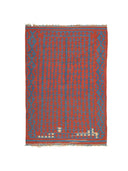 Ihlara El Dokuma Kırmızı Kilim 195x281 Cm