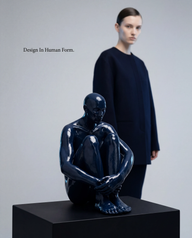 Inner Hold | Lacivert Heykel Obje-Heykel-Fırat Aydın Works-NowShopFun