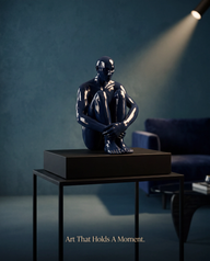 Inner Hold | Lacivert Heykel Obje-Heykel-Fırat Aydın Works-NowShopFun