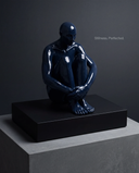 Inner Hold | Lacivert Heykel Obje