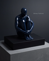 Inner Hold | Lacivert Heykel Obje-Heykel-Fırat Aydın Works-NowShopFun