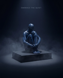 Inner Hold | Lacivert Heykel Obje