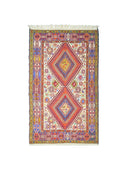 İpek Ve Yünden El Dokuma İran Sumak Kilim 117x200 Cm