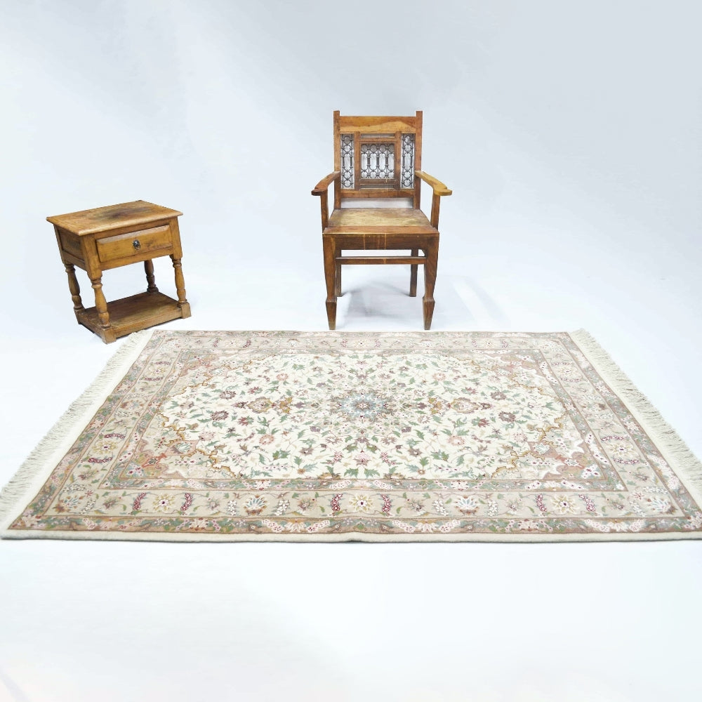 İpekli İran İsfahan Halısı