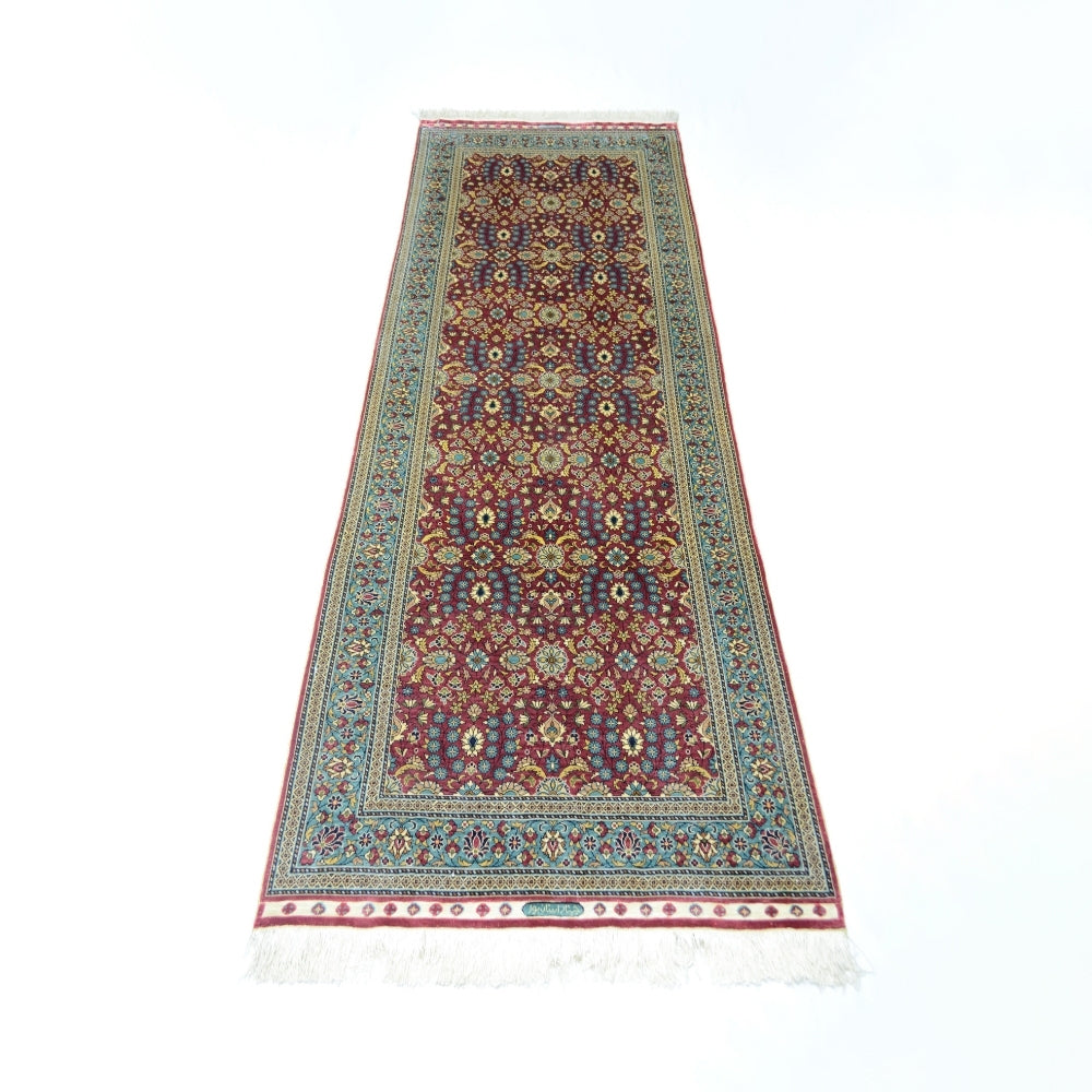 İpekten El Dokuma Kayseri Halısı Yolluk 73x215 Cm