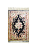 İpekten El Dokuma Madalyonlu Model Kayseri Halısı 80x116 Cm