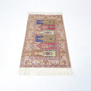 İpekten El Dokuma Mihraplı Aile Namazlığı Kayseri Halısı 72x109 Cm
