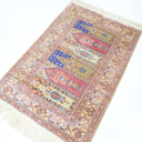 İpekten El Dokuma Mihraplı Aile Namazlığı Kayseri Halısı 72x109 Cm