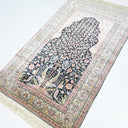 İpekten El Dokuma Mihraplı Namazlık Kayseri Halısı 74x125 Cm